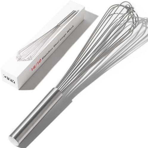 OYV 18/10 Stainless Steel Large Whisk, 17-Inch Heavy-Duty Kitchen Whisk