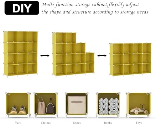 AWTATOS Cube Storage Organizer Closet Organizers 12 Cube Storage Shelves