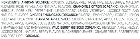Tea Forte Tea Sampler, 20 Pyramid Infuser Bags, Premium Tea Gift Set