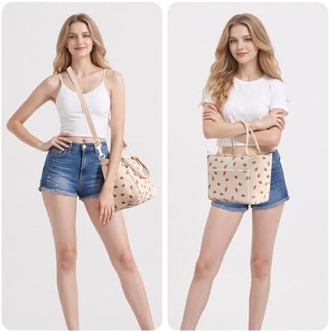 Lunch Bag for Women Adult Large Insulated Lunch Box Girl Cute Corduroy Lunch Tote Bags Reusable Leakproof Cooler Work Picnic