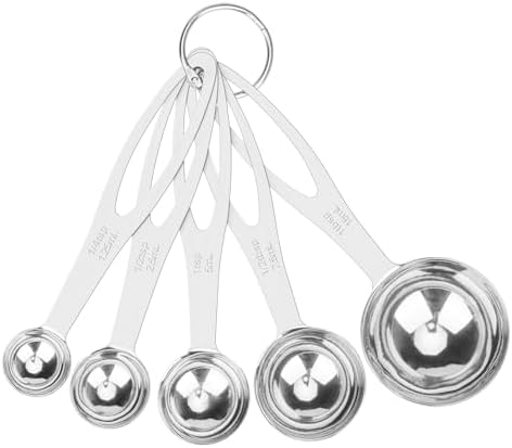 5pcs Measuring Spoon Set, Heavy Duty Stainless Steel
