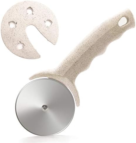 Pizza Cutter Wheel with Cover,Pizza Slicer-Healthy Stainless Steel Material