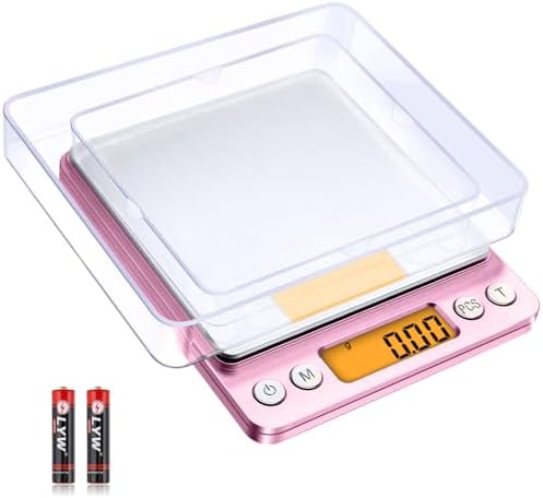 0.01g High Precision Kitchen Food Scale, Diyife 500g Portable Digital Scale