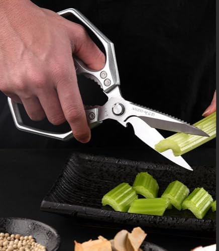 Kitchen Scissor Heavy Duty Stainless Steel Kitchen Shears for Food Purple