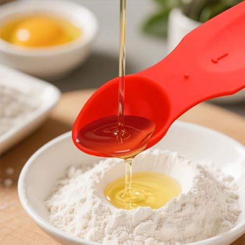 Braille Measuring Spoon & Cup Set - 4-Piece Nesting Spoons