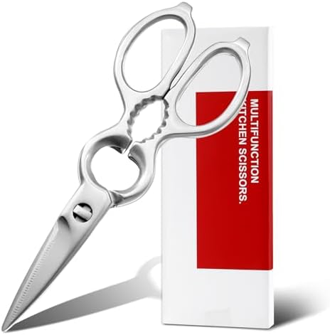 Detachable Kitchen Shears Full-Steel Forged Scissors Mirror-Polished Finish