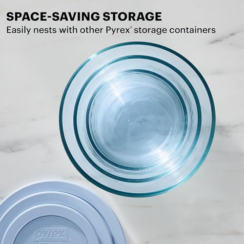 Pyrex Colors Tinted 12-Piece Small/Medium/Large Food Storage Container Set