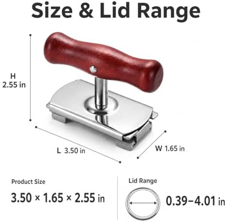 2 Pack Jar Opener for Seniors, Weak Hands and Bottle Caps