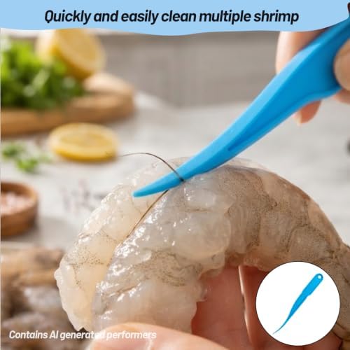 Shrimp Deveiner Tool Shrimp Peeler 1PC Blue Seafood Kitchen Tool