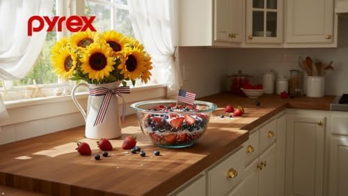 Pyrex 322 1-Quart Glass Mixing Bowl - Made in USA