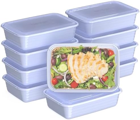 Bentgo Prep Meal Prep Containers with Lids, 20 Piece, PFAS & BPA-Free