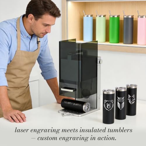Joyclub Insulated Tumblers Bulk 20 oz 10 Pack Black DIY Tumblers