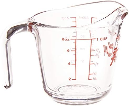 Anchor Hocking Fire-King Measuring Cup, Glass, 1-Cup