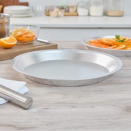 Restaurantware Aluminum Gauge Pie Pan, 12.9 In, 12 Pack