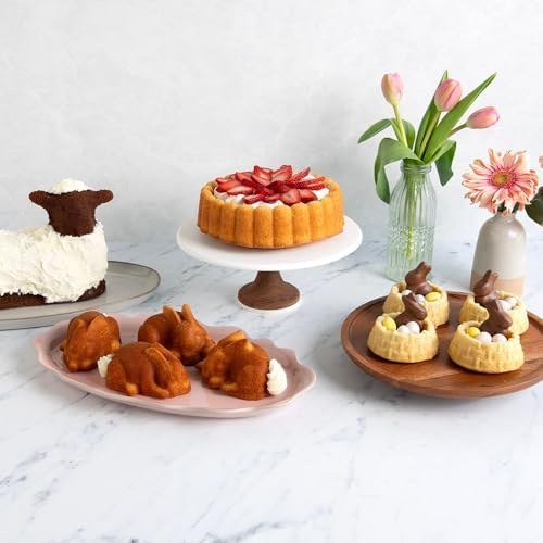Nordic Ware Charlotte Cake Pan, 6-Cup/1.4 Liters, Toffee