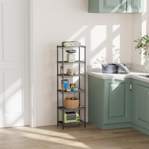 SINGAYE Metal Shelves Wire Shelving Storage Standing Adjustable Shelf Unit