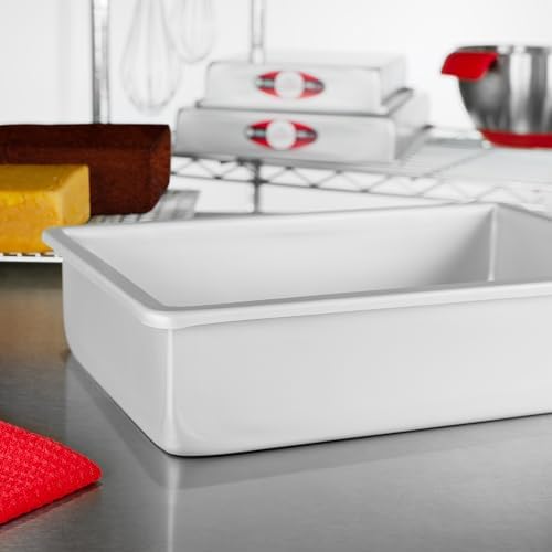 Fat Daddio's POB-8123 Anodized Aluminum Sheet Cake Pan, 8 x 12 x 3 Inch