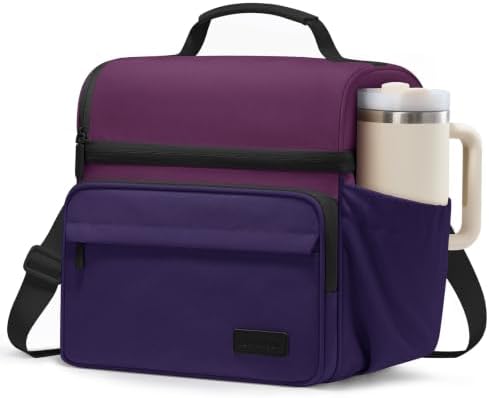 LOVEVOOK Lunch Bag for Men Women, Insulated Lunch Box, Large Cooler Lunbox