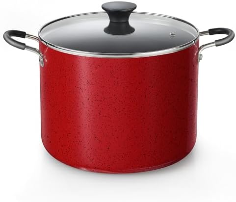 Cook N Home 10.5 Quart Non Stick Stock Pot with Lid, Large Pots for Cooking