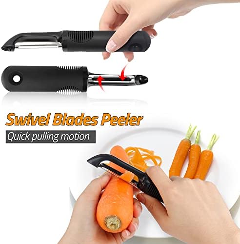 -BINGBING- Vegetable Peeler, Stainless Steel Potato Peeler with Sharp Blade