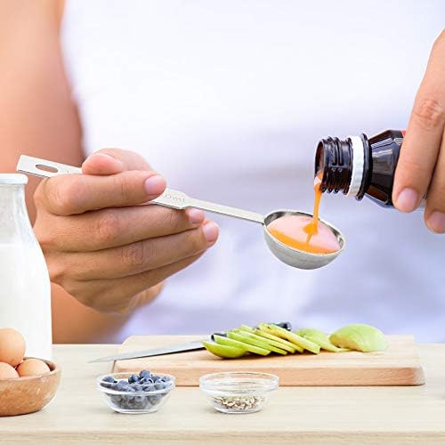 5PCS OstWony Measuring Spoons Set, Includes 1/8, 1/4, 1/2, 1 tsp, 1 tbsp