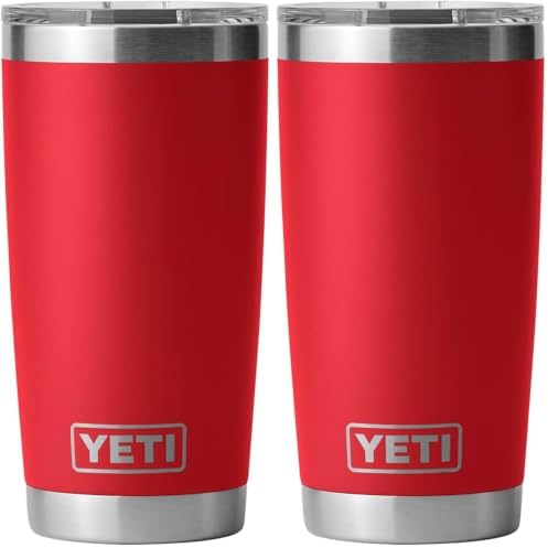 YETI Rambler 20 oz Stainless Steel Vacuum Insulated Tumbler w/MagSlider Lid