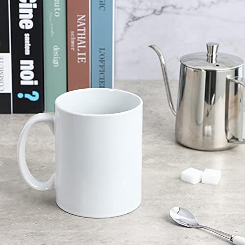 harebe 22 OZ Extra Large Coffee Mug, Smooth Ceramic Boss Giant Tea Cup Big Capacity and Handle for Dad Men, White