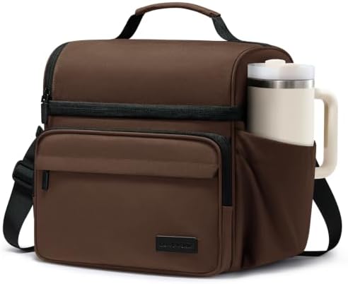 LOVEVOOK Lunch Bag for Men Women, Insulated Lunch Box, Large Cooler Lunbox