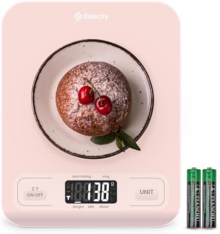 Etekcity Food Kitchen Scale, Digital Grams and Ounces, Medium