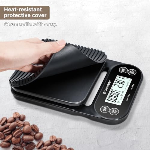 Digital Coffee Scale with Timer 3kg/0.1g Accuracy Espresso Scale