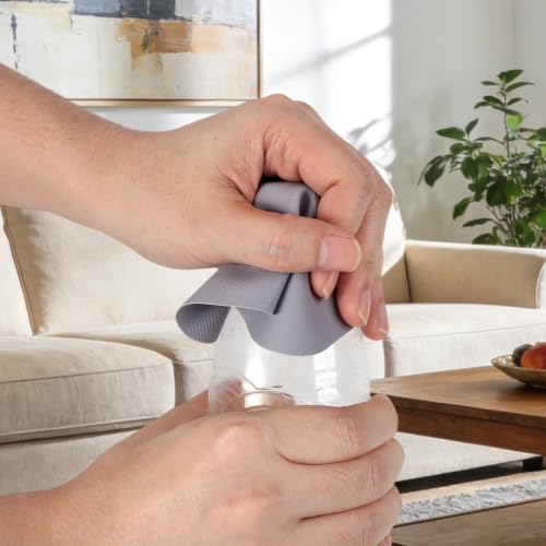 LUTER 4pcs Jar Opener Gripper Pad for Seniors with Weak Hands, Rubber