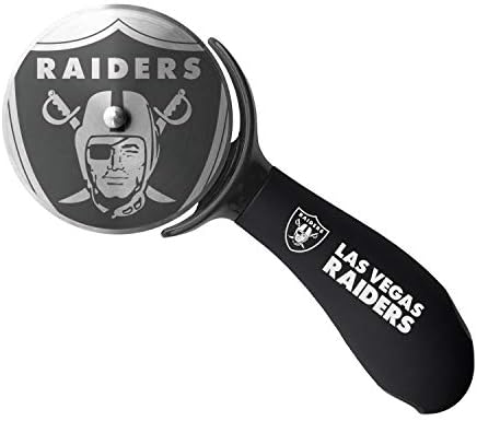 SportsVault NFL Las Vegas Raiders Stainless Steel Pizza Cutter