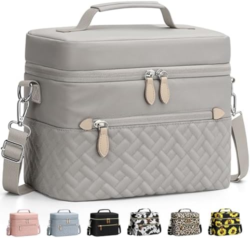 Capolo Lunch Bag for Women Men Insulated Lunch Tote Leakproof Lunchbox Bags