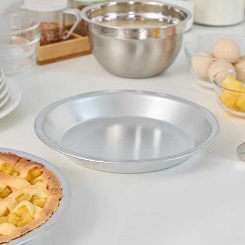 Restaurantware Aluminum Gauge Pie Pan, 72 Pack