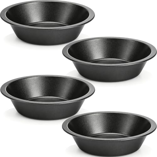 5 inch Pie Tin, 4 Pack Small Pie Pan for Oven and Instant Pot Baking