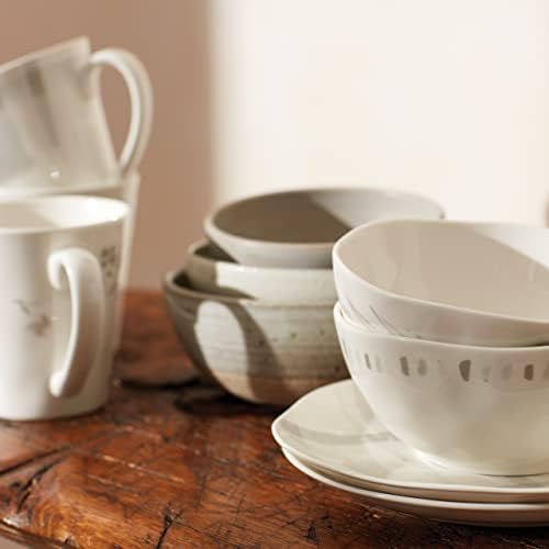 Lenox Oyster Bay Porcelain 12-Piece Dinnerware Set for 4