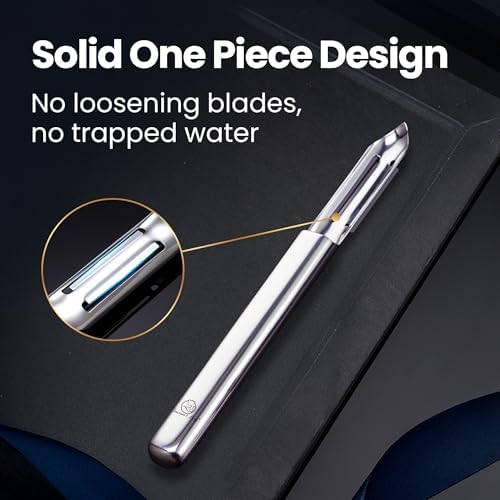 Gourmet Easy Stainless Steel Potato Peeler, Ultra Sharp Dual Blades