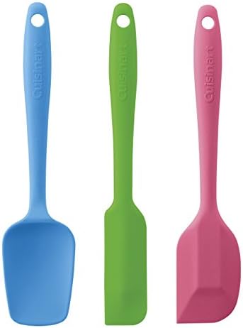Cuisinart Mini Silicone Spatulas, Set of 3, Multicolor, CTG-00-S3MS