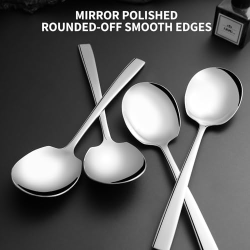 4 Piece Serving Spoons Set, 9.2-Inch Includes 4 Large Spoons