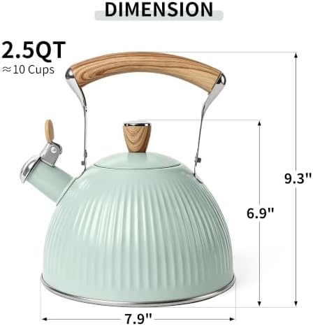 LONFFERY Tea Kettle for Stove Top