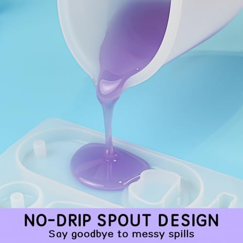 Extra Large Silicone Measuring Bowl Set for Epoxy Resin 2000ml & 1000ml