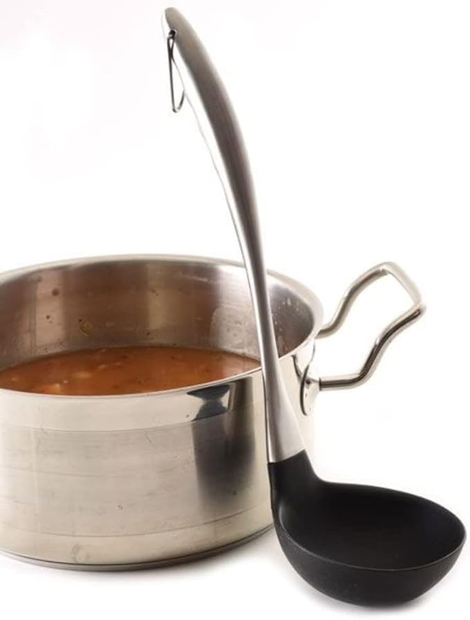 Norpro Stainless Steel and Silicone Soup Ladle