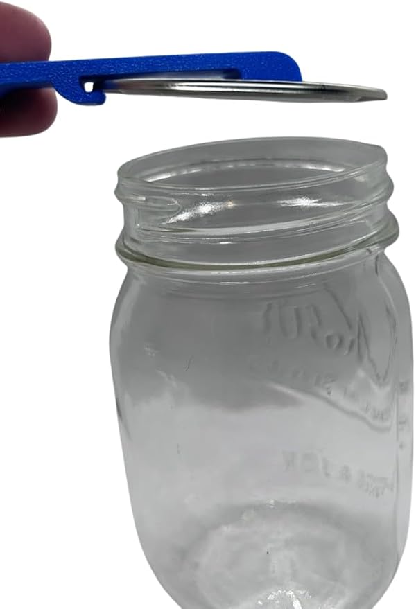 Canning and Mason Jar Opener, Easy Release Vacuum Seal for all lids magnetic (Blue)