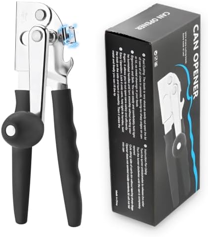 Manual Heavy Duty Crank Commercial Can Opener Cozy Long Handles
