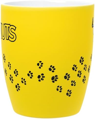 Silver Buffalo Peanuts Snoopy Paw Print Trail, Ceramic Mug, 25oz