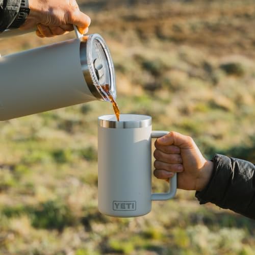 YETI Rambler 24 oz Ceramic Lined Stackable Mug, Cape Taupe