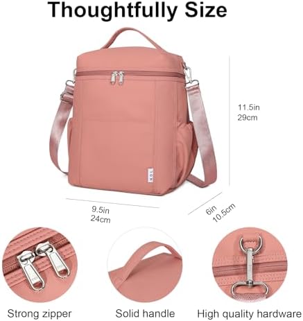 NOL Insulated Lunch Bags for Women Cooler Bag Lightweight Nylon Waterproof Lunch Box for Work