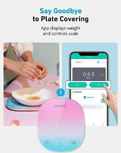 Arboleaf Smart Food Kitchen Scale, Food Scale with Nutritional Calculator