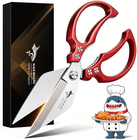 MAD SHARK Heavy Duty Kitchen Shears, All Purpose Kitchen Scissors