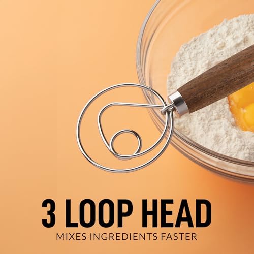 Zulay Kitchen 13-Inch Danish Dough Whisk